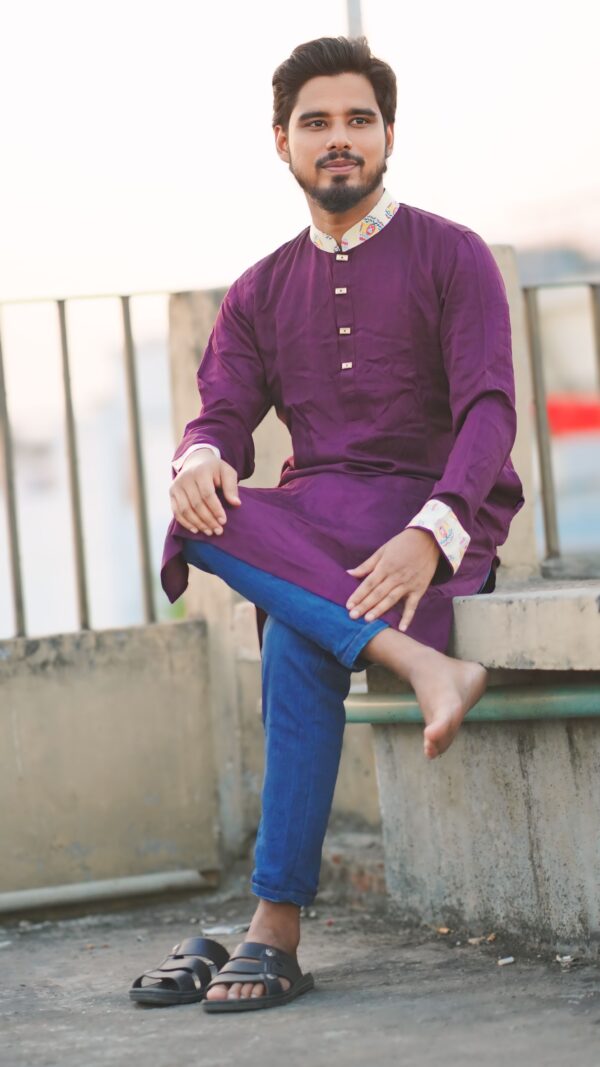 আকর্ষণীয় কন্টাস্ট পাঞ্জাবি - Image 3